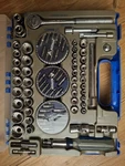Alltrade Socket & Bit Set Sae Metric 1/4 3/8 Drive Ratchet Tool Kit. Fixed Price $29.99.