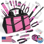 Valuemax Pink 218-PIECE Household Tool Kit W/ Bag Home Repair & Diy Set. Fixed Price $102.45.