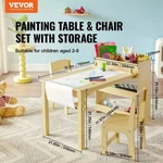 Kids Art Table And Chairs 2IN1 Toddler Craft Play Activity. Fixed Price $114.63.