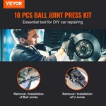 Vevor Ball Joint Kit, 10 Pcstool C-press Remove And Instal. Fixed Price $65.95.