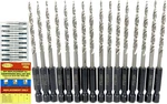 Ftg Usa 16 Pc #6 (9/64") Tapered Countersink Drill Bit Set - Replacement Tape.... Fixed Price $86.67.