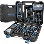 148-PCS Portable Home Tool Set Kit Household Basic Complete Hand Repair Sundpey. Fixed Price $46.02.