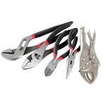 5 Pc Groove Slip Joint, Long Nose, Locking, Diagonal Pliers Hand Tool Set. Fixed Price $24.48.
