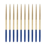 10X 3MM 140MM, Diamond Needle Set Round Titanium Coated Tools. Fixed Price $15.23.