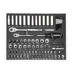 Husky Mechanics Tool Set In Eva Foam (94-PIECE). Fixed Price $62.99.
