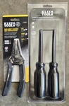 Klein Tools Limited Edition Blackout Series Wire Stripper And Screwdriver Set. Fixed Price $79.99.