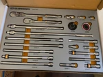 Gearwrench Ratchet Drive Tool Set 3/8IN 90T With Eva Foam Tray 21PC GSXMTS-86521. Fixed Price $199.99.