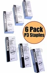 6 Boxes Of Stanley Bostitch P3 Staples SP19 1/4" Premium For Stapler. Fixed Price $23.89.