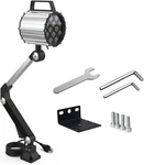 Led Waterproof Machine Work Light, Multipurpose Round Head, 12W, Silver. Fixed Price $100.29.