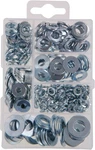 Hillman 591521 Small Flat And Lock Washer Assortment, 270-PACK Zinc. Fixed Price $24.95.