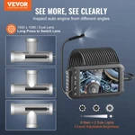 Endoscope Camera With Light Triple Lens Borescope 49.2FT Semirigid. Fixed Price $94.52.