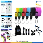 Resistance Set 6 Total 280LBS Snap Reduction Handles Ankle Straps. Fixed Price $105.97.