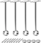 Uxcell Ceiling-mount Bracket, Wardrobe Pipe 25MM Dia, Shower Curtain Cl. Fixed Price $27.99.