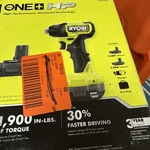 Ryobi One+ 18V Compact Brushless 1/4" Hex Impact Driver Kit PSBID02K. Fixed Price $110.00.