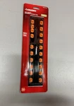 Husky 1/4 Magnetic Socket Rail Holder 20 Clips Tool Organizer New. Fixed Price $27.99.