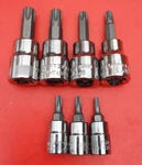 New Craftsman Tools 7 Piece 1/4 & 3/8" Torx Star Bit Driver Socket Set. Fixed Price $17.83.