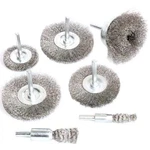 Stainless Steel Wire Wheel Brush & Crimped Cup Kit For Drill,fine .... Fixed Price $24.69.