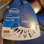 Apollo 72 Piece Set Tool Kit. Fixed Price $28.00.