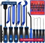 Doaho 15 Pcs Automotive Hook And Pick Tool & Trim Removal Set With Scraper,. Fixed Price $32.48.
