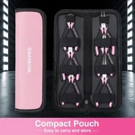 Workpro 6-PIECE Mini Pliers Set Pink Ribbon Needle Nose Long Bent New. Fixed Price $25.99.
