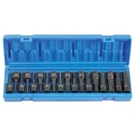 Grey Pneumatic 18PC 1/2"DR Metric & Sae Impact Hex Bit Socket Set #1598HC. Fixed Price $241.79.