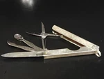 Vintage Pfeifer Germany Sterling Silver Knife Manicure Tool Set. Fixed Price $210.37.