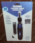 Quinn 22PC Precision Torque Screwdriver W/organized Storage Case #58950. Fixed Price $85.64.