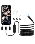 Vevor Endoscope Camera 1920P Hd Borescope For Android & Ios With 16.4FT Cable. Fixed Price $21.99.