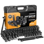 Tightspot 3/8" Drive 71PC Impact Socket Master Set Inch Metric 1/4"-3/4" 6-19.... Fixed Price $211.13.