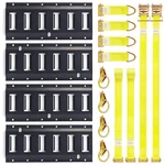 Morscan E-track Tie-down Kit, 4 Horizontal Etrack Rails & O-rings Rop. Fixed Price $76.08.