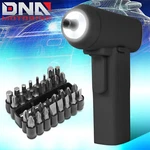 Led Cordless Electric Screwdriver 32PC Bits Power Tool Kit W/case Black. Fixed Price $8.99.