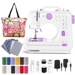 Dechow Sewing Machine For Beginners, Electric Mini Portable, 12 Purple. Fixed Price $85.08.