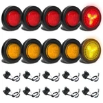 10PCS 2 Inch Round Led Trailer Marker Lights - Side With .... Fixed Price $55.44.