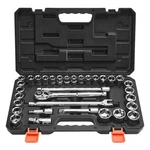 New Hot/ Socket SET,33 PIECES,1/2 Inch Drive And Ratchet Set,sae Met. Fixed Price $59.87.