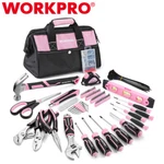 Workpro 277PCS Pink Tool Set Hand Bag W/13" Wide Mouth Open Storage. Fixed Price $60.99.
