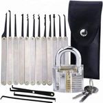 15 Pcs Stainless Steel Practice Tools With Transparent Lock Training Model. Fixed Price $22.00.