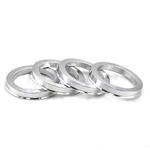 Dcvamous Alloy Aluminum Hub Centric Rings To 66.1MM 73.1MM, Silver. Fixed Price $17.17.