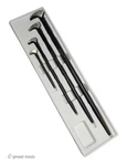 4-PC Heel Set Rolling Head Prybars, Hand Tool, Automotive Tools. Fixed Price $49.00.