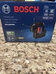 Bosch GPL100-50G 5-POINT Laser Level W/ Integrated Magnetic Mount, Blue. Fixed Price $195.00.