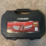 Huskey 94 Piece Mechanics Tool Set (missing Few Things). Fixed Price $65.00.
