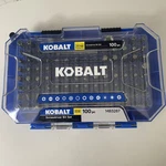 Kobalt Impact Screwdriver Bit Set 100 Pc In Case New Sealed 1483287. Fixed Price $12.99.