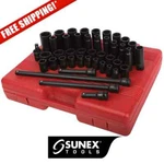 Sunex Tool 2569 43 Pc 1/2" Dr. Metric Master Impact Socket Set. Fixed Price $163.49.