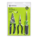 Greenlee 0159-LBFC Electrician Tool Kit, 3 Pc.. Fixed Price $68.26.
