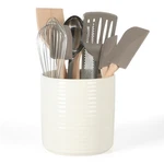 Martha Stewart 10 Piece Tools And Gadget Set W/ceramic Crock - Linen White W/.... Fixed Price $87.19.