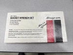 Snap 3/8 Drive Socket Extension Ratchet Wrench Set Tray & Box Only 210AFSP. Fixed Price $29.99.