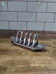 Iconic Old Hall Campden Toast Rack Satin Stainless Steel Robert Welch 1960'S Mcm. Fixed Price $24.00.
