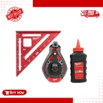100 Chalk Reel Kit With Red & 7 In Rafter Square Tool Set. Fixed Price $40.99.