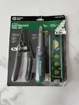 New 3 Piece Commercial Electricians Tool Kit -cutter, Pliers Multimeter. Fixed Price $30.00.