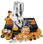 Snap Fastener Tool, Kit With Canvas 300 Pcs Boat Co.... Fixed Price $50.94.
