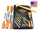 Grace 17PC Gunsmith Set Screwdrivers Brass Punches & Hammer Care GCT-17 Usa. Fixed Price $107.84.